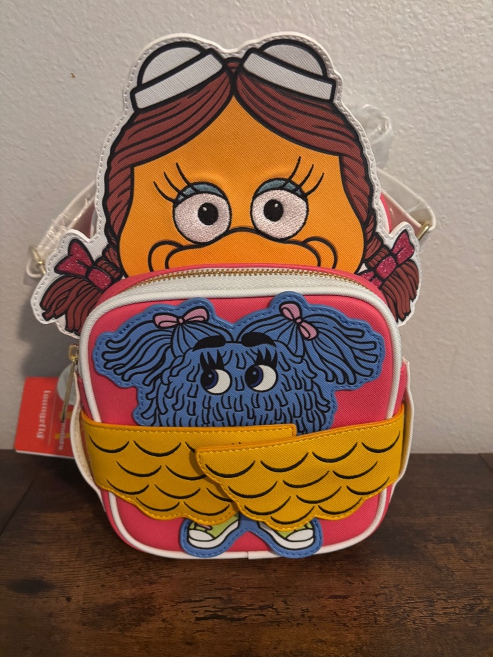 Loungefly McDonald's Birdie the Early Bird Crossbuddies Cosplay Crossbody Bag